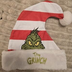Adult The GRINCH Santa Christmas Hat